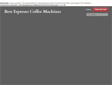 Tablet Screenshot of best-espresso-coffeemachines.com